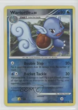 Wartortle Reverse Foil Pokemon Platinum #65 2009 - Image 1