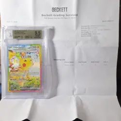 Pokemon Pikachu ex Full Art SIR Holo 238/191 Surging Sparks BGS 9.5 - Image 3