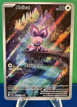 Pokemon TCG Noibat 169/159 Journey Together Illustration Rare - Near Mint - Image 1