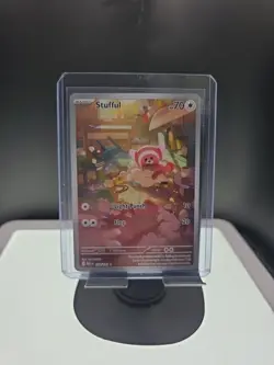 POKEMON MEGA EVOLUTION IR STUFFUL ILLUSTRATION RARE FULL ART 154/132 - Image 1