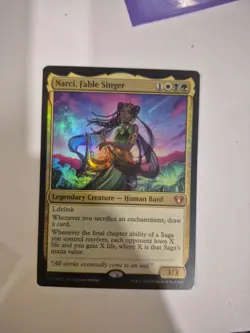 MTG Commander Masters Narci, Fable Singer Foil Card 710 - Image 1
