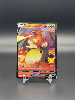Pokemon Sword & Shield Black Star Promo Lance’s Charizard V SWSH133 (B) - Image 1