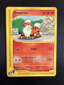 Growlithe #62/144 - Skyridge 2003 - NM - Pokemon TCG - Image 1