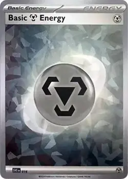 Metal Energy Cracked Ice Holo Stellar Crown Pokemon Card NM - Image 1