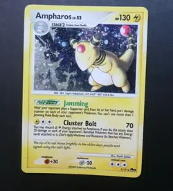 AMPHAROS 1/17 HOLO POP Series 7 2008 Pokemon TCG - Image 1