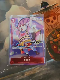 Bepo CS 2024 Celebration Pack P-019 PR One Piece Promo Card English - Image 1