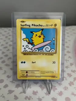 Pokemon TCG Surfing Pikachu Evolutions Secret Rare Regular 111/108 2016 - Image 1