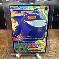 Pokemon Gengar EX Ultra Rare Full Art Holo XY Phantom Forces 114/119 170 HP 2014 - Image 1