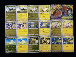 2023 Pokemon TCG S-Chinese Ampharos Yamper Holo cs3aC 032/125 U Lot*18 RW30 - Image 2