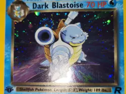 Pokemon Dark Blastoise 3/82 Team Rocket 1st Edition Holo Rare LP sc - Image 5