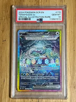 Pokemon TCG Terapagos EX Stellar Crown Card 170/142 PSA 10 Gem Mint - Image 1