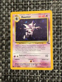 Pokemon TCG Haunter Fossil 6/62 Holo Unlimited Rare MP Condition - Image 1