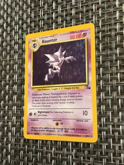 Pokemon TCG Haunter Fossil 6/62 Holo Unlimited Rare MP Condition - Image 3