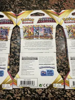 Astral Radiance Sleeved Booster Pack Pokemon (x3) - Image 3
