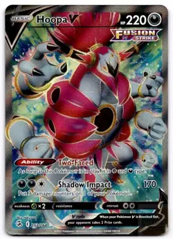 Hoopa V 253/264 Ultra Rare Fusion Strike Pokemon Holo Near Mint - Image 1