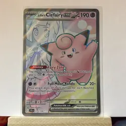 Lillie's Clefairy ex - Ultra Rare SV09: Journey Together 173/159 NM Pokemon TCG - Image 3