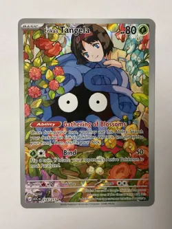Pokemon TCG Ascended Heroes Erika’s Tangela 218/217 Illustration Rare NM - Image 1