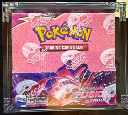 Fusion Strike Booster Box Pokemon Sword & Shield NEW SEALED - w/ Acrylic Case - Image 1