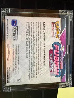 Fusion Strike Booster Box Pokemon Sword & Shield NEW SEALED - w/ Acrylic Case - Image 5