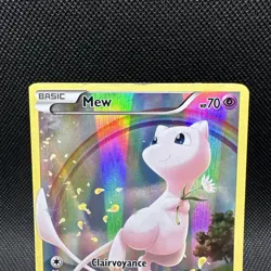 Pokemon Mew XY110 XY Promo Full Art Holo Basic HP 70 2016 - Image 2