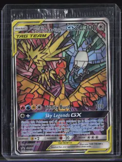 2019 Pokemon Black Star Promo #SM210 Moltres & Zapdos & Articuno GX Sealed - Image 1