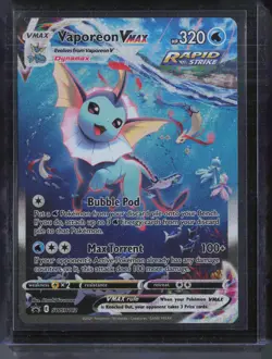 2021 Pokemon Black Star Promo Premium Collection #SWSH182 Vaporeon Vmax - Image 1