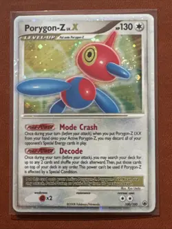 Porygon-Z LV.X Majestic Dawn HOLO 100/100 Pokemon TCG VLP/NM Raw Ungraded Swirl - Image 1