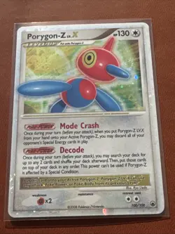 Porygon-Z LV.X Majestic Dawn HOLO 100/100 Pokemon TCG VLP/NM Raw Ungraded Swirl - Image 2
