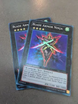 YUGIOH 2X BLADE ARMOR NINJA CBLZ-ENSE2 SUPER NM - Image 1
