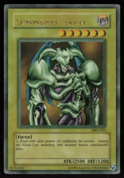 Summoned Skull MRD-003 Ultra Rare Unlimited Faded ERROR Yu-Gi-Oh - Image 1