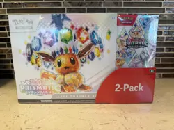 Pokemon TCG Prismatic Evolutions ETB with Booster Bundle Costco 2-Pack Sealed - Image 2