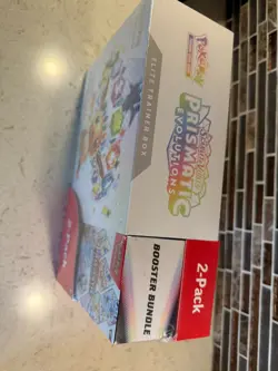 Pokemon TCG Prismatic Evolutions ETB with Booster Bundle Costco 2-Pack Sealed - Image 4