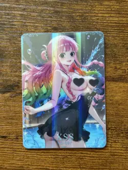 One Piece CCG Goddess Perona Spicy Waifu Acrylic Card - Heat Reveal 8/68 - Image 1
