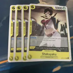 Shakuyaku Playset - OP14-107 x4 - The Azure Sea's Seven - One Piece TCG - Image 1