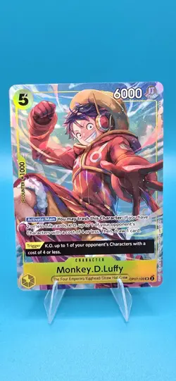 • Monkey.D.Luffy • OP07-109 SR Illustration Box Vol 3 Holo Foil One Piece TCG NM - Image 1