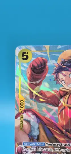 • Monkey.D.Luffy • OP07-109 SR Illustration Box Vol 3 Holo Foil One Piece TCG NM - Image 2