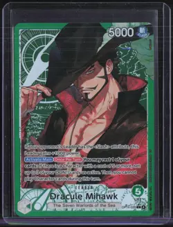One Piece The Azure Sea's Seven Alternate Art #OP14-020 Dracule Mihawk - Image 1