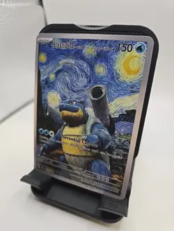 Pokemon Blastoise Starry Night Van Gogh Beautiful Moon ACG Star Trading Card NM - Image 2