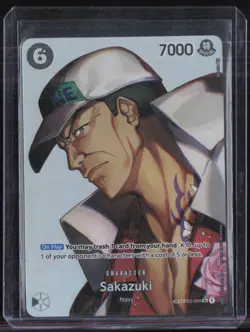 One Piece Super Rare Special Alternate Art #OP02-099 Sakazuki - Image 1