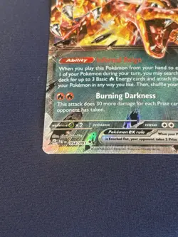 Charizard ex 054/091 SV: Paldean Fates Holo Pokemon card near mint - Image 4