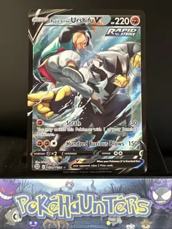 Pokemon Card Rapid Strike Urshifu V TG20/TG30 Brilliant Stars Full Art Holo NM - Image 1