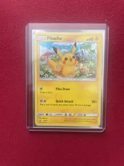 Pokemon Pikachu TCG 4/12 McDonald's 2018 Promo Holo Card - Image 1
