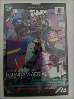 Arsenal Base X-Over Campaign Promotion Card Gundam Aerial - Image 1