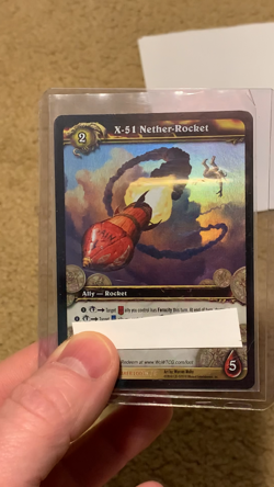 X-51 Nether-Rocket - Loot Card - Scratched / used code World of Warcraft - Image 2