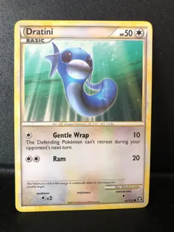 Dratini Common - HGSS Triumphant 62/102 2010 NM Pokemon Card - Image 1