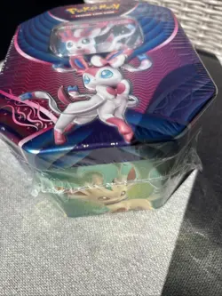 POKEMON Trading Card Game TCG SYLVEON GX Evolution Tin New Sealed 820650804090 - Image 2