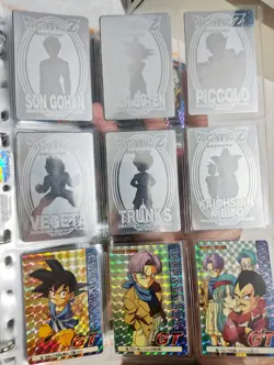 Dragon Ball Cards PP Card Amada. Silver + Holo. 9 Piezas. - Image 1