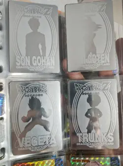 Dragon Ball Cards PP Card Amada. Silver + Holo. 9 Piezas. - Image 2