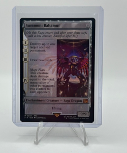 MTG Final Fantasy | Summon: Bahamut Enchantment Creature Card - Image 1