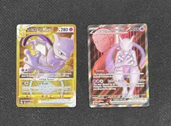 Pokemon Card Lot Mewtwo 086/078 VSTAR Secret Rare Gold Team Rocket EX 213/182 - Image 1